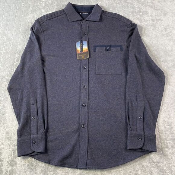 Cremieux Other - Cremieux Shacket Flannel Shirt Mens Medium Casual‎ Long Sleeve Soft Preppy